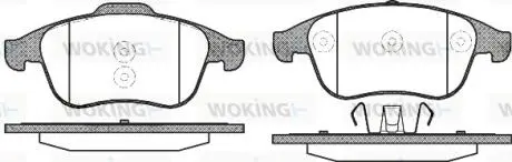 Колодки гальмівні Woking P12503.10