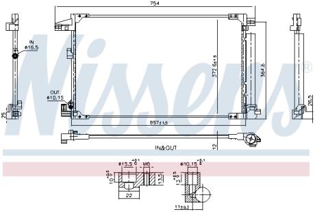 Радіатор кондиціонера First Fit NISSENS 940976