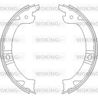 Колодки тормозные Woking Z4744.00 (фото 1)