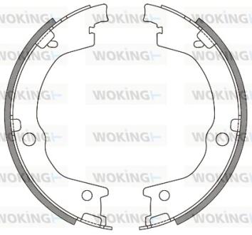 Колодки тормозные Woking Z4644.00