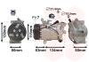 Компресор кондиціонера RENAULT CAPTUR / CLIO 05/13>20 (Van Wezel) 4301K703