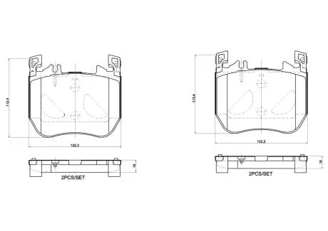 Фото 1 - дисковi колодки BREMBO P 50 179 ДИСКОВI КОЛОДКИ BREMBO P 50 179 (фото 1)
