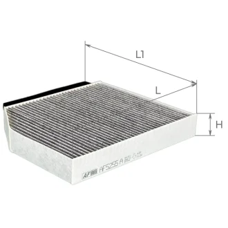Фільтр салону ALPHA FILTER AF5255a