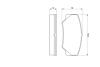 Комплект тормозных колодок BOSCH 0986491410 (фото 5)