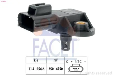 Датчик тиску повітря FACET 10.3202
