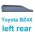 Накладка нижня (розширювач) лівих задніх дверей Toyota BZ4X TOYOTA 750780R170 (фото 1)