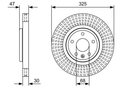 Тормозной диск BOSCH 0 986 479 W52