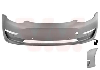 Бампер пер. TESLA MODEL 3 17-23 Van Wezel 6904576