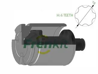 Поршень супорта з мех. зад. A6 C6/Passat B6 (41mm)(TRW) FRENKIT K415201