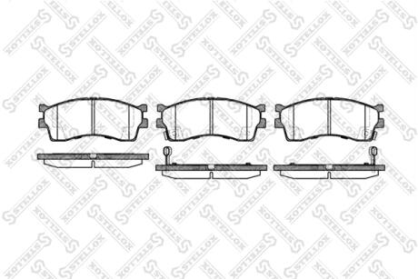 Колодки гальмівні передні (диск) STELLOX 426032SX
