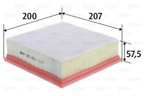 Фільтр повітряний Valeo 585450