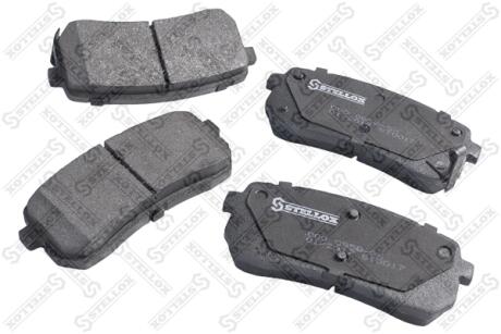 Колодки гальмівні задні (диск) STELLOX 000085BSX