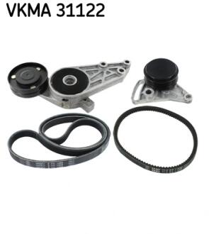 Роликовий модуль натягувача ременя (ролик, ремінь) SKF VKMA 31122 (фото 1)
