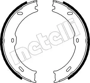 Комлект тормозных накладок Metelli 53-0246
