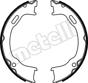 Колодки ручника Jeep Cherokee/Wrangler 01-08 (184x31) Metelli 53-0364