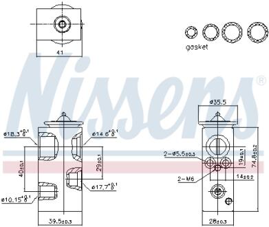 Клапан кондиціонера розширювальний NISSENS 999450