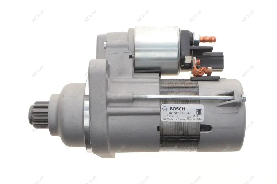 Стартер VW Caddy III/IV 1.6 TDI 10-20 (1.8kw/12V) BOSCH 1986S01230 (фото 1)