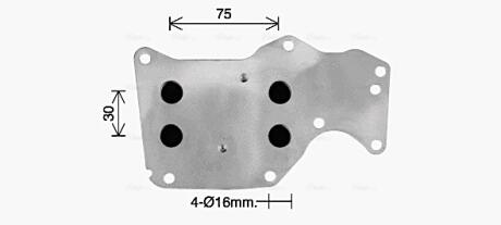 Охолоджувач оливи AVA COOLING BW3621