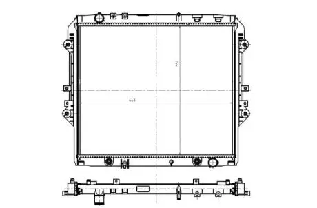 Радіатор охолодження NRF 550032