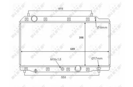 Теплообменник NRF 58383