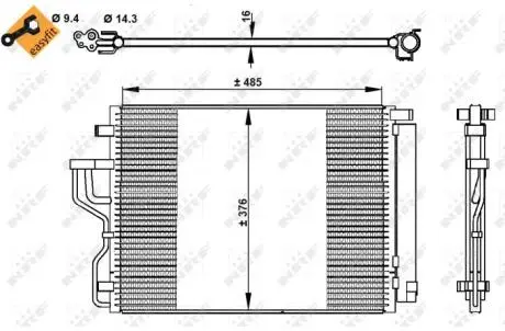 Конденсатор NRF 350334