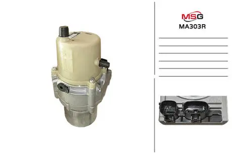 Насос з ЕГПК відновлений Mazda CX-7 06-12 MSG MA303R