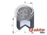 Поршень супорта пер. Jumper II/Boxer 06-/Ducato 11-/Movano C 21-(50x60mm)(Brembo) AUTOFREN D025730 (фото 1)