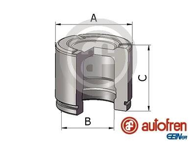 Поршень супорта пер. Jumpy III/Expert 16-/Vivaro C 19- (66x51mm)(ATE) AUTOFREN D025785