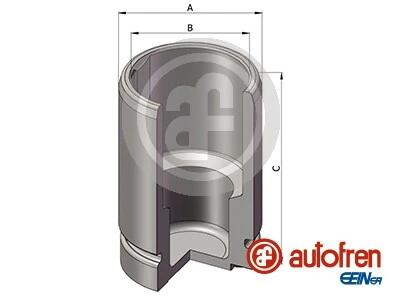 Поршень супорта зад. BMW 1 19-/X1 14-/i3 13- (34x54mm)(ATE) AUTOFREN D025740