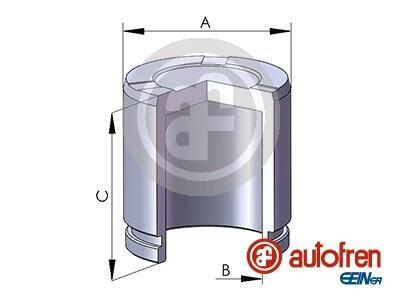 Поршень супорта пер. C4 Cactus 14- (54x55mm)(Mando) AUTOFREN D025764 (фото 1)