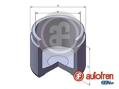Поршень супорта пер. Yaris 05- (54x48mm) AUTOFREN D025393 (фото 1)