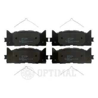 Гальмівні колодки дискові Optimal BP-12314
