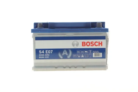 Акумуляторна батарея 65Ah/650A (278x175x175/+R/B13) (Start-Stop EFB)(незначне пошкодження) BOSCH DSC_0 092 S4E 070