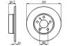 Диск гальмівний (задній) Fiat Bravo/Stilo 01-14 (251.2x10) BOSCH 0 986 479 B31 (фото 5)