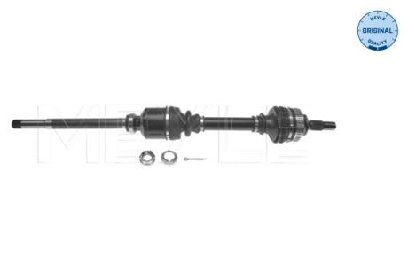 Піввісь Citroen Berlingo/Peugeot Partner 1.6/2.0 HDi 98-11 (R) (25x24x869x48T) (+ABS) MEYLE 11-14 498 1015 (фото 1)