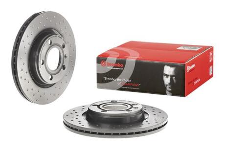 Гальмівний диск п./з. A4 94-/Passat B5 96- (280x46mm) BREMBO 09.7196.1X