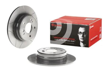 Гальмівний диск зад. W203 00- (278x55mm) BREMBO 08.5178.77