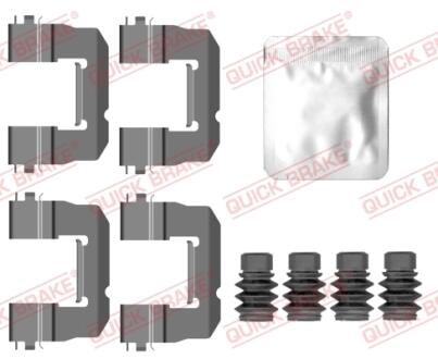 Планка супорта (переднього) прижимна (к-кт) Opel Insignia B 17-/Mokka 12- QUICK BRAKE 109-0157
