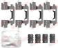 Планка супорта (переднього) прижимна (к-кт) Nissan Qashqai III 21- QUICK BRAKE 109-0210 (фото 1)