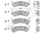 Колодки гальмівні (задні) Jeep Grand Cherokee 91-99 22-0527-0
