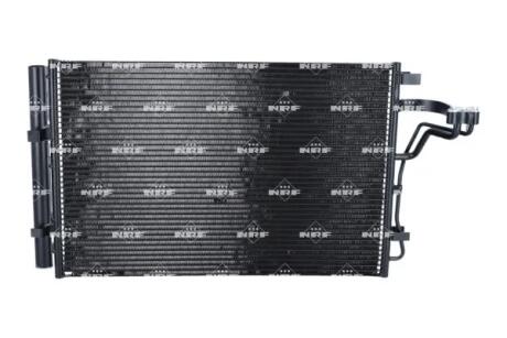 Радіатор кондиціонера (з осушувачем) Kia Soul 1.6 CVVT/GDI 14-18 NRF 350609 (фото 1)