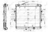 Радіатор охолодження Toyota Hilux VI 2.5 D-4D 01-05 NRF 53151 (фото 1)