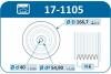 Шків колінвалу BMW 1 (E81)/3 (E90)/X1 (E84)/5 (E60)/X3 (E83/F25) 2.0D 04- (6PK) N47/M47 IJS GROUP 17-1105 (фото 2)