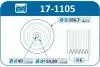 Шків колінвалу BMW 1 (E81)/3 (E90)/X1 (E84)/5 (E60)/X3 (E83/F25) 2.0D 04- (6PK) N47/M47 IJS GROUP 17-1105 (фото 2)