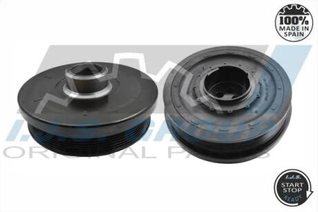 Шків колінвалу BMW 1 (E81)/3 (E90)/X1 (E84)/5 (E60)/X3 (E83/F25) 2.0D 04- (6PK) N47/M47 IJS GROUP 17-1105 (фото 1)