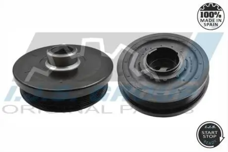 Шків колінвалу BMW 1 (E81)/3 (E90)/X1 (E84)/5 (E60)/X3 (E83/F25) 2.0D 04- (6PK) N47/M47 IJS GROUP 17-1105