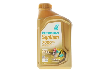 Олива 0W20 SYNTIUM 7000 AV (1L) (Porsche C20/VW 508 00/509 00) (ACEA C5) Petronas 70410E18EU