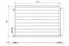 Радіатор кондиціонера FIAT 500/PANDA 0.9-1.3 09- 814155