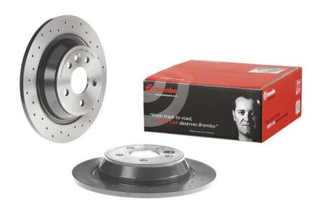 Гальмівний диск зад. Kuga I 08-/Mondeo IV 07-/Range Rover Evoque 11- (302x51mm) BREMBO 08.A540.1X