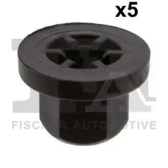 Гайка пластикова (к-кт 5шт) для кріплення деталей кузова BMW/MB (чорна) Fischer Automotive One (FA1) 10-10005.5 (фото 1)